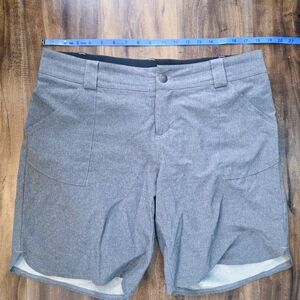 Gray Casual Shorts